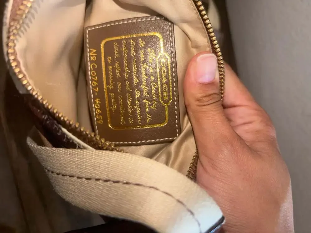 Coach Signature Canvas Crossbody Bag